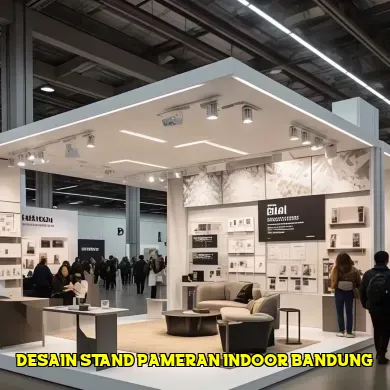 desain stand pameran indoor bandung